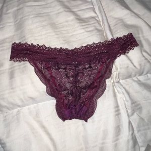 NWOT purple thong